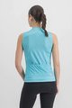 SPORTFUL Cycling sleeveless jersey - MATCHY LADY - light blue