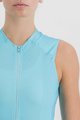 SPORTFUL Cycling sleeveless jersey - MATCHY LADY - light blue