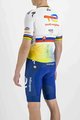 SPORTFUL Cycling short sleeve jersey - TOTAL ENERGIES 2022 - white/yellow/blue/orange