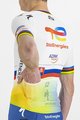 SPORTFUL Cycling short sleeve jersey - TOTAL ENERGIES 2022 - white/yellow/blue/orange