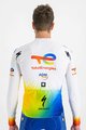 SPORTFUL Cycling winter long sleeve jersey - TOTAL ENERGIES 2022 - orange/white/blue/yellow