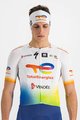 SPORTFUL Cycling headband - TOTAL ENERGIES 2022 - white/blue/yellow/orange