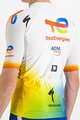 SPORTFUL Cycling short sleeve jersey - TOTAL ENERGIES 2022 - white/blue/orange/yellow