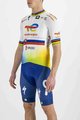 SPORTFUL Cycling short sleeve jersey - TOTAL ENERGIES 2022 - yellow/orange/white/blue