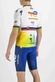 SPORTFUL Cycling short sleeve jersey - TOTAL ENERGIES 2022 - yellow/orange/white/blue