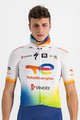 SPORTFUL Cycling neckwarmer - TOTAL ENERGIES 2022 - orange/white/blue/yellow