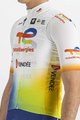 SPORTFUL Cycling gilet - TOTAL ENERGIES 2022 - orange/blue/yellow/white