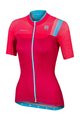 SPORTFUL Cycling short sleeve jersey - BODYFIT PRO LADY - pink/turquoise