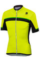 SPORTFUL Cycling short sleeve jersey - PISTA - yellow/black