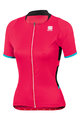 SPORTFUL Cycling short sleeve jersey - LUNA LADY - black/pink