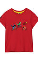 Cycling short sleeve t-shirt - KIDS - red