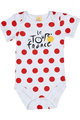 baby romper - POIS - white/red
