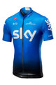 CASTELLI Cycling short sleeve jersey - TEAM SKY FAN 2019 - white/black/light blue