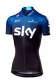 CASTELLI Cycling short sleeve jersey - TEAM SKY FAN 2019 - white/black/blue