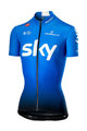 CASTELLI Cycling short sleeve jersey - TEAM SKY FAN 2019 - light blue/white/black