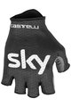 CASTELLI Cycling fingerless gloves - TEAM SKY 2019 - blue/black
