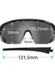 TIFOSI Cycling sunglasses - SLEDGE L INTERCHANGE - black
