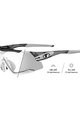 TIFOSI Cycling sunglasses - AETHON FOTOTEC - white/grey