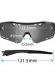 TIFOSI Cycling sunglasses - ALLIANT  - white/black