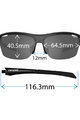 TIFOSI Cycling sunglasses - INTENSE - black