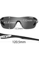 TIFOSI Cycling sunglasses - SLICE - white