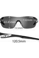 TIFOSI Cycling sunglasses - SLICE - black