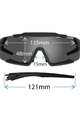 TIFOSI Cycling sunglasses - AETHON INTERCHANGE - red/black
