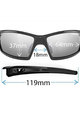 TIFOSI Cycling sunglasses - CAMROCK - black/silver