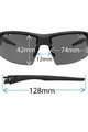 TIFOSI Cycling sunglasses - CRIT - black/silver