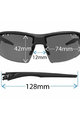 TIFOSI Cycling sunglasses - CRIT  - black