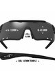Tifosi Cycling sunglasses - DAVOS - black/white