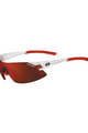 TIFOSI Cycling sunglasses - PODIUM XC - red/transparent