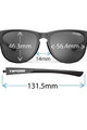 TIFOSI Cycling sunglasses - SMOOVE - black