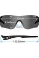 TIFOSI Cycling sunglasses - TSALI INTERCHANGE - black