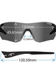 TIFOSI Cycling sunglasses - TSALI INTERCHANGE - grey