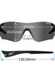 TIFOSI Cycling sunglasses - TSALI INTERCHANGE - grey