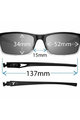 TIFOSI Cycling sunglasses - WATKINS - transparent