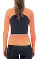 UYN Cycling winter long sleeve jersey - SPECTRE LADY WINTER - orange