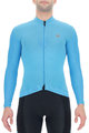 UYN Cycling winter long sleeve jersey - AIRWING WINTER - black/turquoise