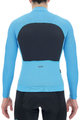 UYN Cycling winter long sleeve jersey - AIRWING WINTER - black/turquoise