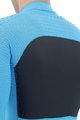 UYN Cycling winter long sleeve jersey - AIRWING WINTER - black/turquoise