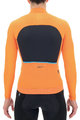 UYN Cycling winter long sleeve jersey - AIRWING WINTER - black/orange