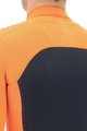 UYN Cycling winter long sleeve jersey - AIRWING WINTER - black/orange