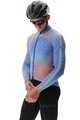 UYN Cycling winter long sleeve jersey - SPECTRE WINTER - blue/orange/black
