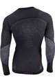 UYN Cycling long sleeve t-shirt - FUSYON MERINO - black