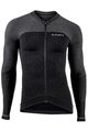 UYN Cycling winter long sleeve jersey - BIKING ALPHA - black/grey