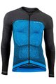 UYN Cycling winter long sleeve jersey - BIKING ALPHA - blue/black