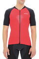 UYN Cycling short sleeve jersey - BIKING GRANFONDO - black/red