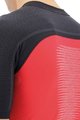 UYN Cycling short sleeve jersey - BIKING GRANFONDO - black/red