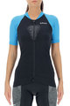 UYN Cycling short sleeve jersey - GRANFONDO LADY - blue/black